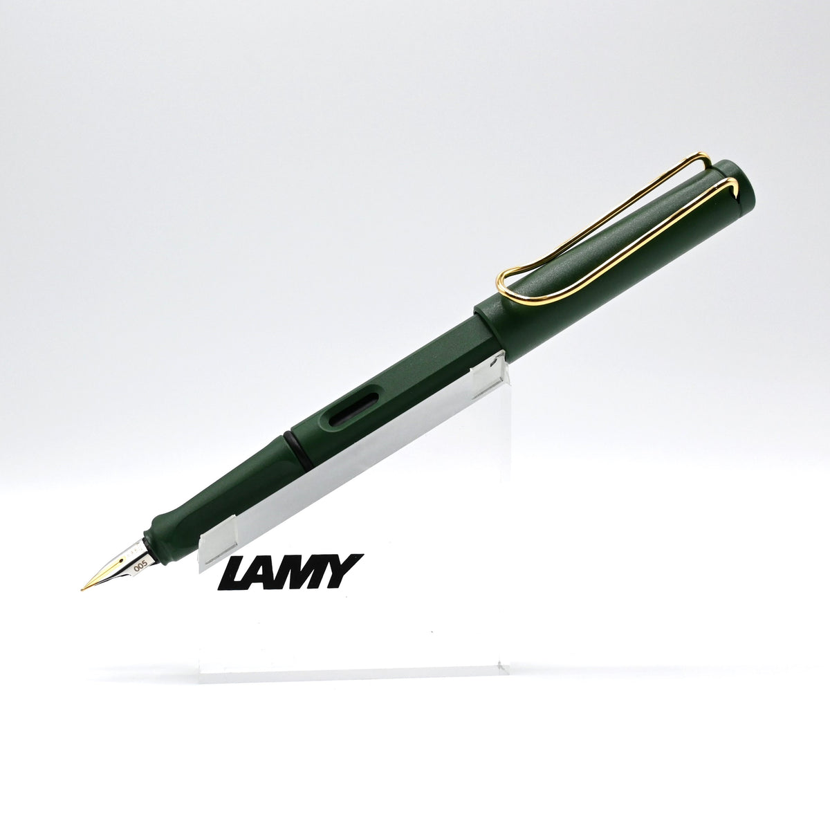 【流通限定・数量限定】LAMY safari field green gold clip 万年筆 14金ニブ